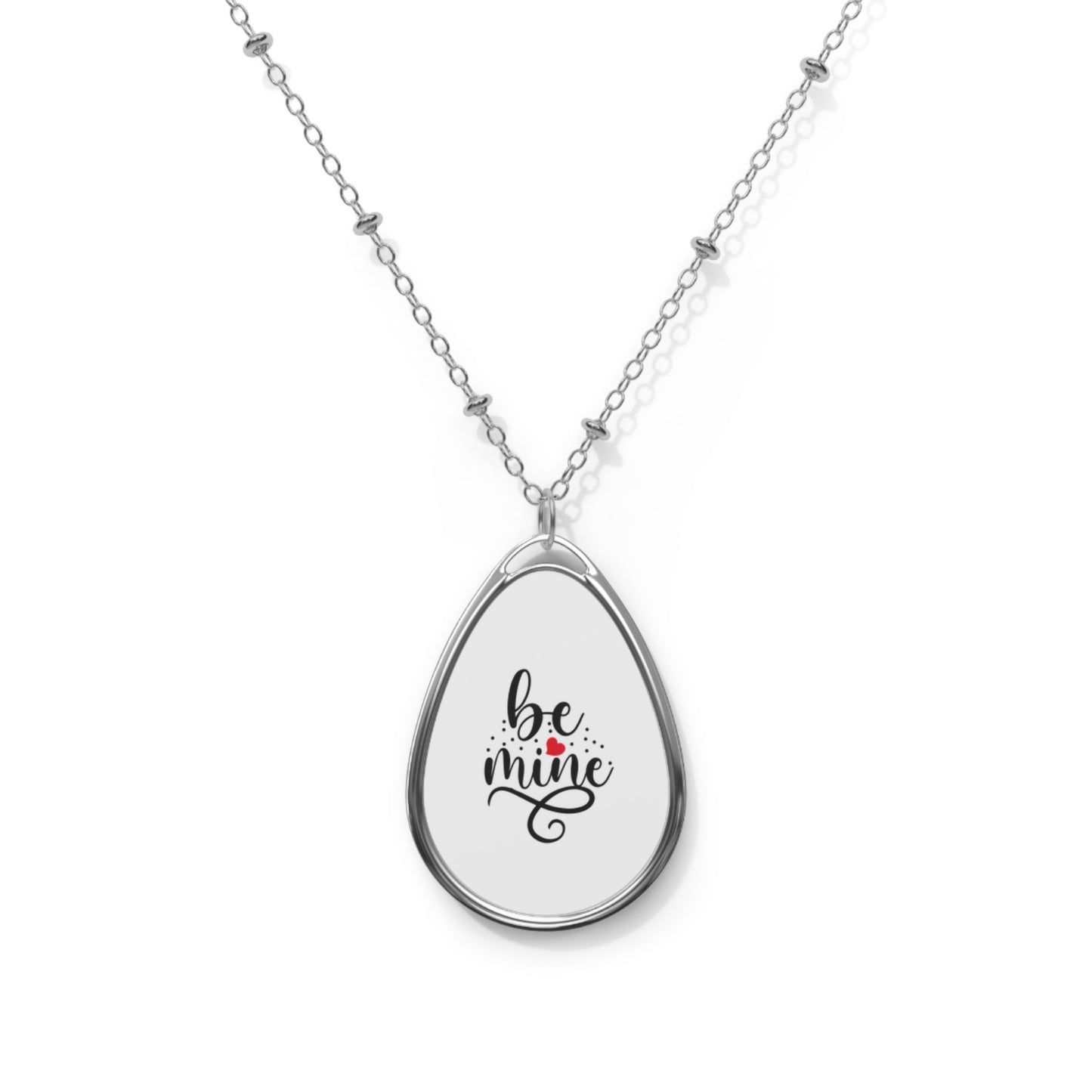 Copy of Oval Necklace - Key of My Heart Valentine's Day Gift