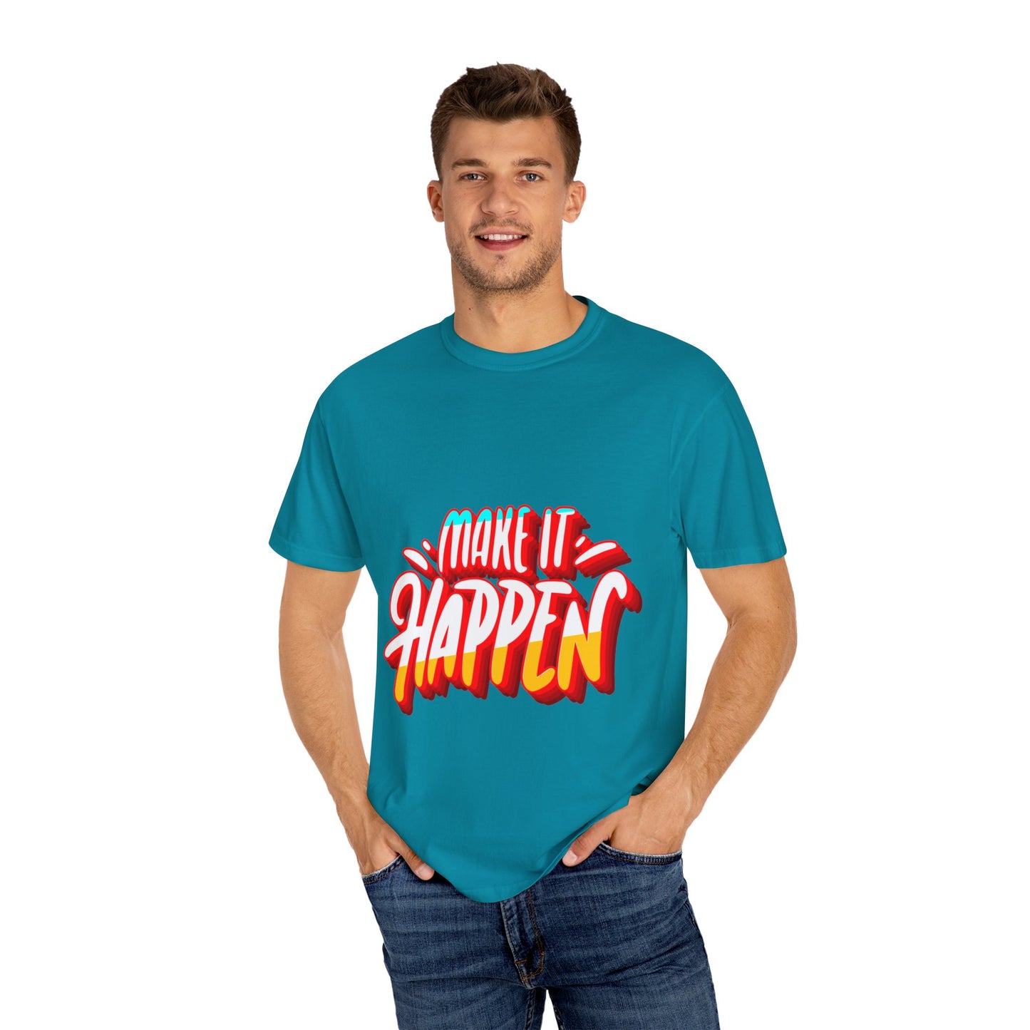 Believe in Yourself Unisex Garment-Dyed T-Shirt - Motivational Apparel for Everyday Wear