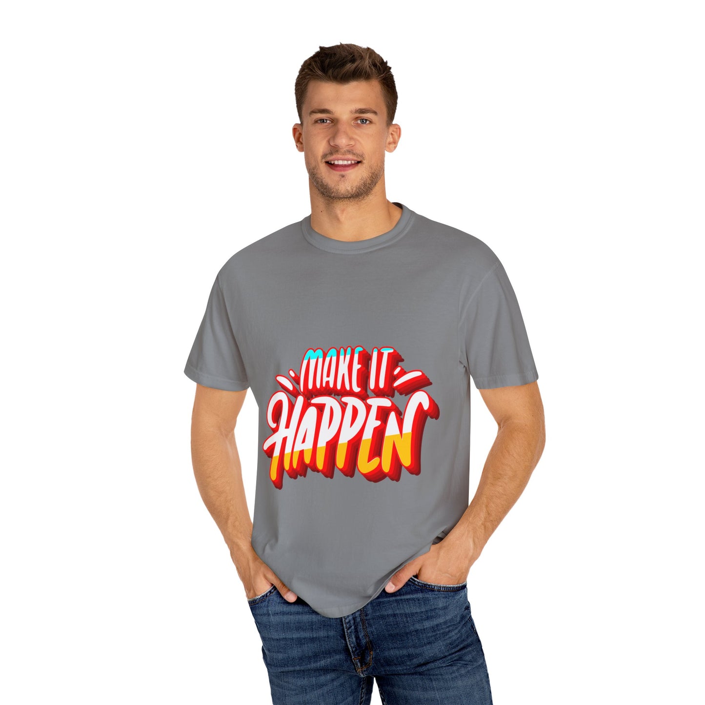Believe in Yourself Unisex Garment-Dyed T-Shirt - Motivational Apparel for Everyday Wear