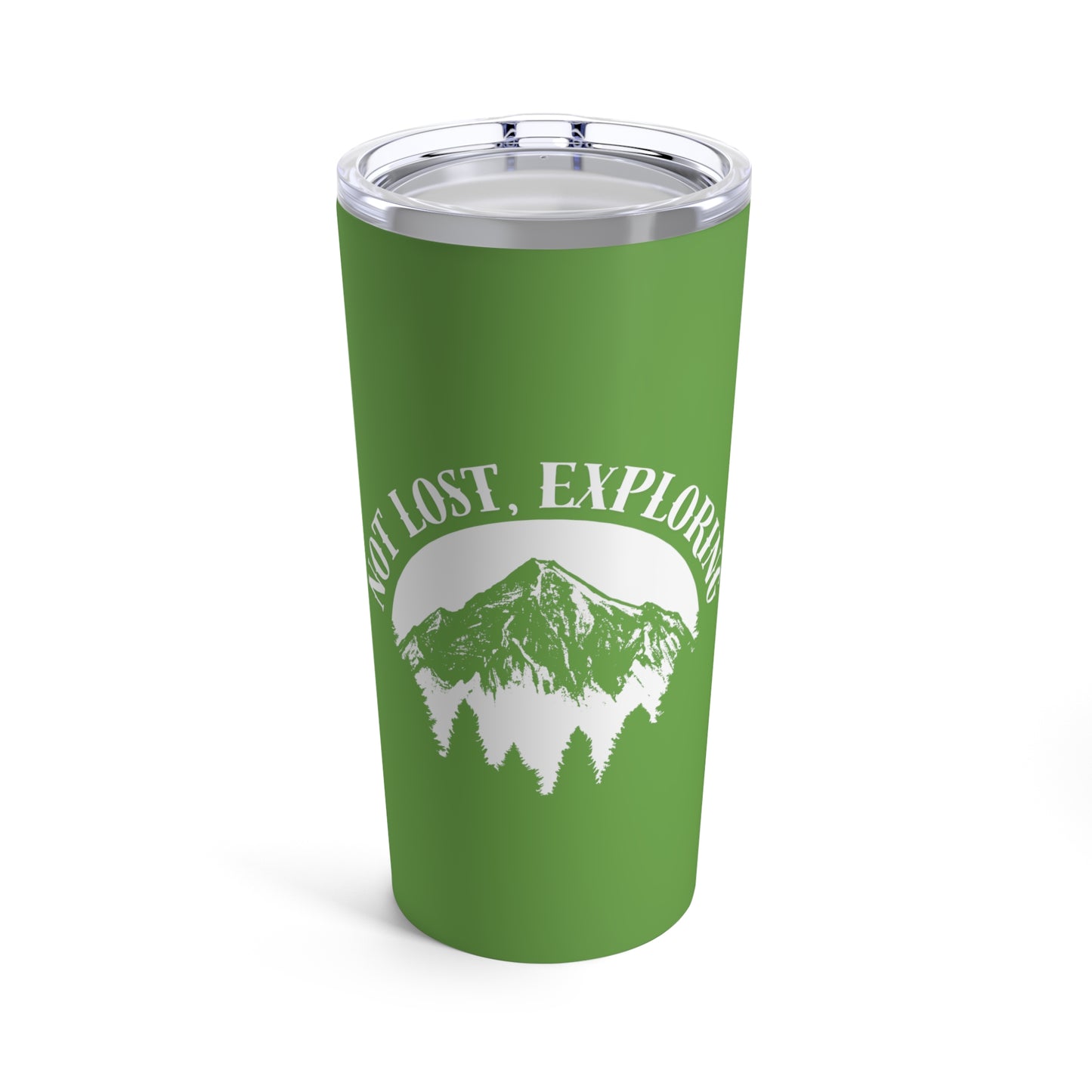 Green Camping Tumbler 20oz