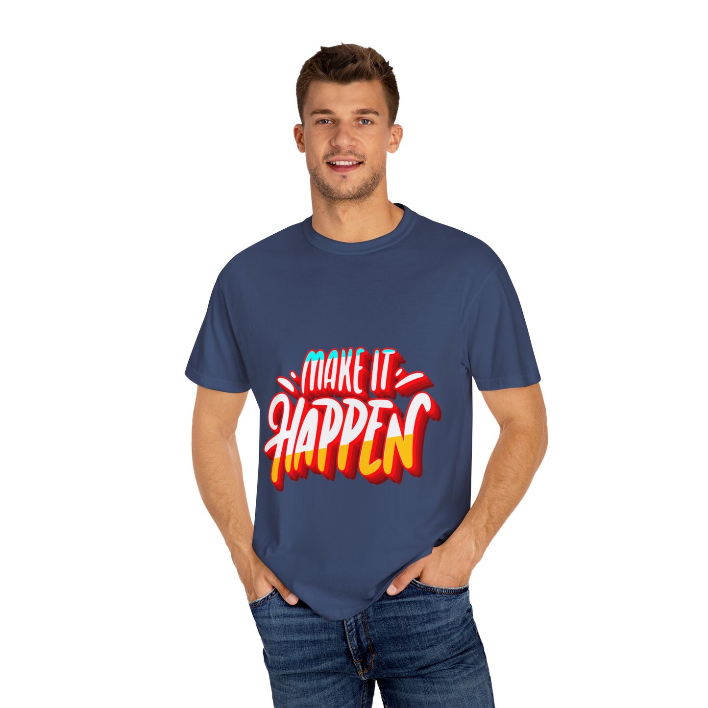 Believe in Yourself Unisex Garment-Dyed T-Shirt - Motivational Apparel for Everyday Wear