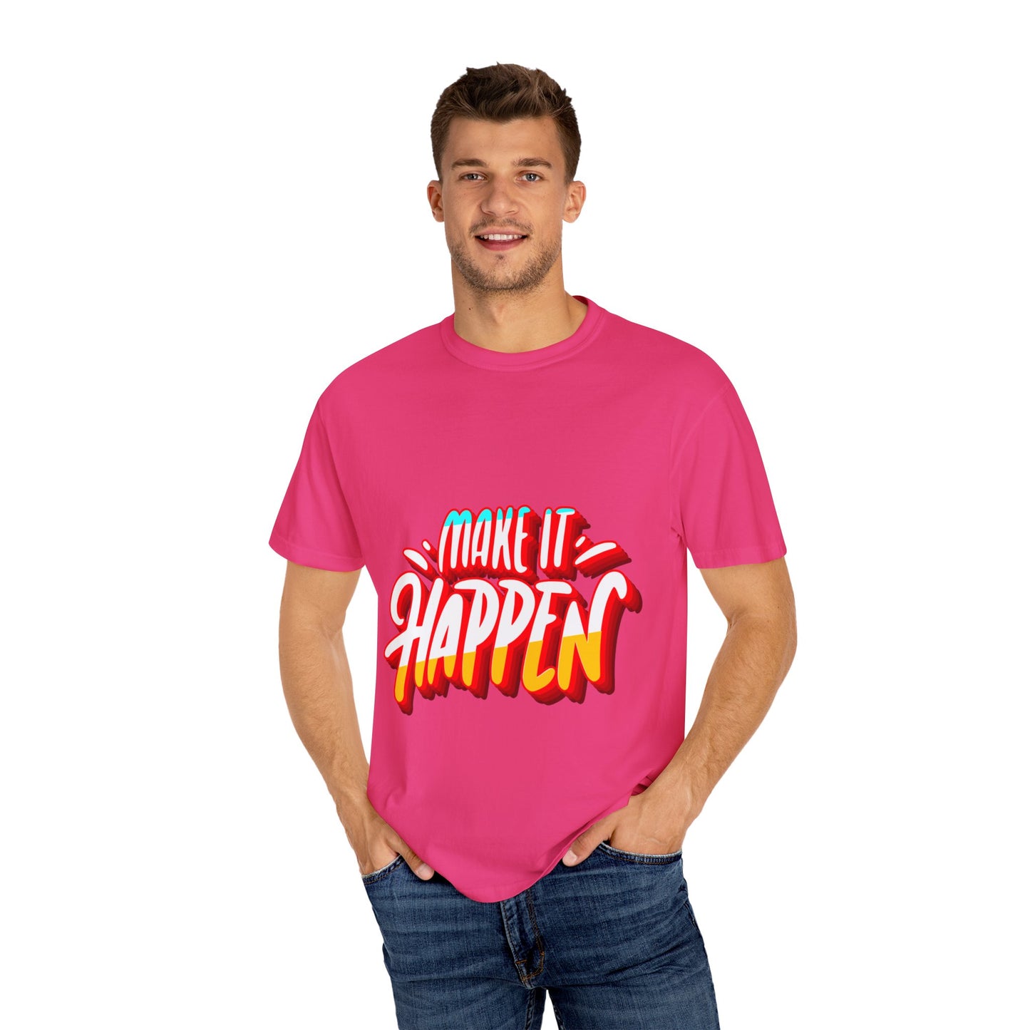 Believe in Yourself Unisex Garment-Dyed T-Shirt - Motivational Apparel for Everyday Wear