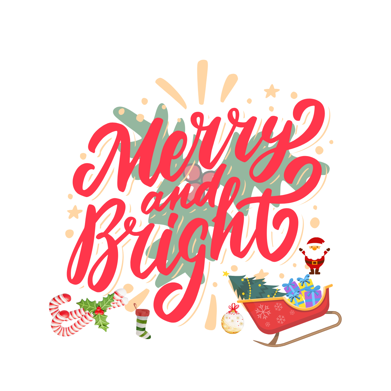Merry and Bright Digital Product