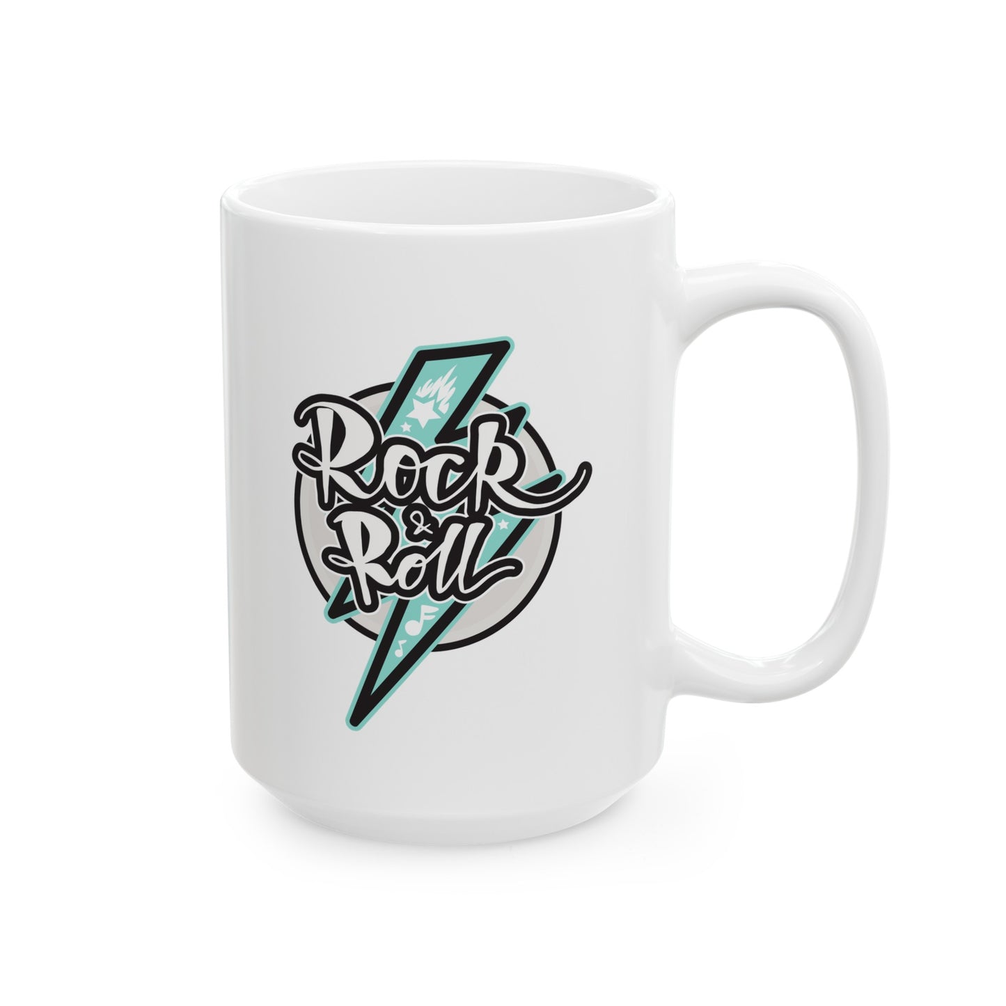 Rock&Roll Ceramic Mug , (11oz, 15oz)