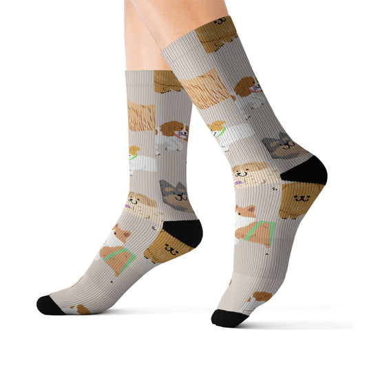 Animal patterned Socks - Sublimation - JennyCool
