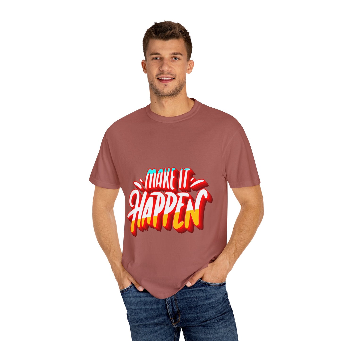 Believe in Yourself Unisex Garment - Dyed T-Shirt - Motivational Apparel for Everyday Wear - JennyCool