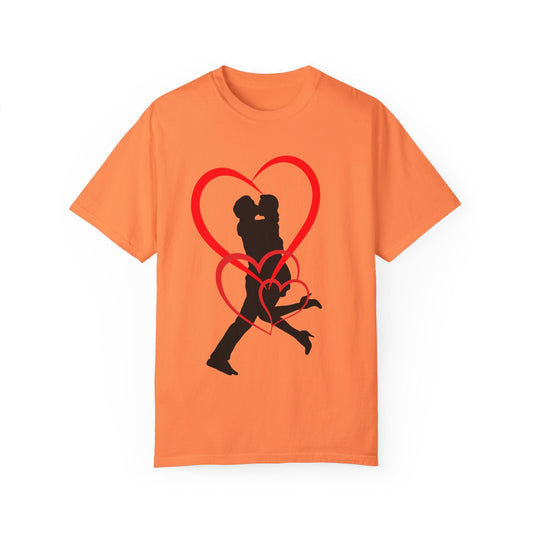 Dance Couple Heart Print UNISEX T-shirt - Gift for Her - JennyCool