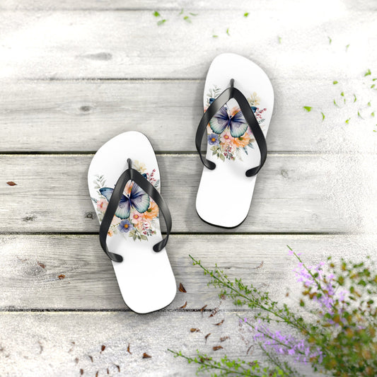 Flip Flops with Butterfly Design - JennyCool