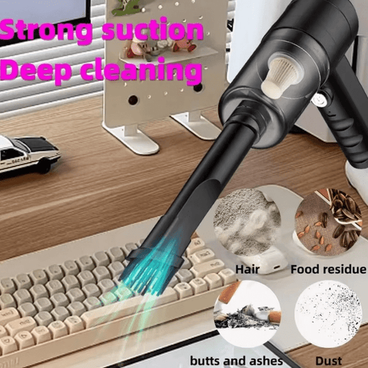 JC Auto Wireless Car Vacuum Cleaner – 12000Pa High Power Portable Cleaner for Car & Home (Type - C Rechargeable) - JennyCool