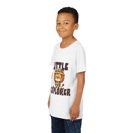 Little Explorer Kids T-Shirt – Cute Lion Safari Adventure Tee for Toddlers & Children - JennyCool