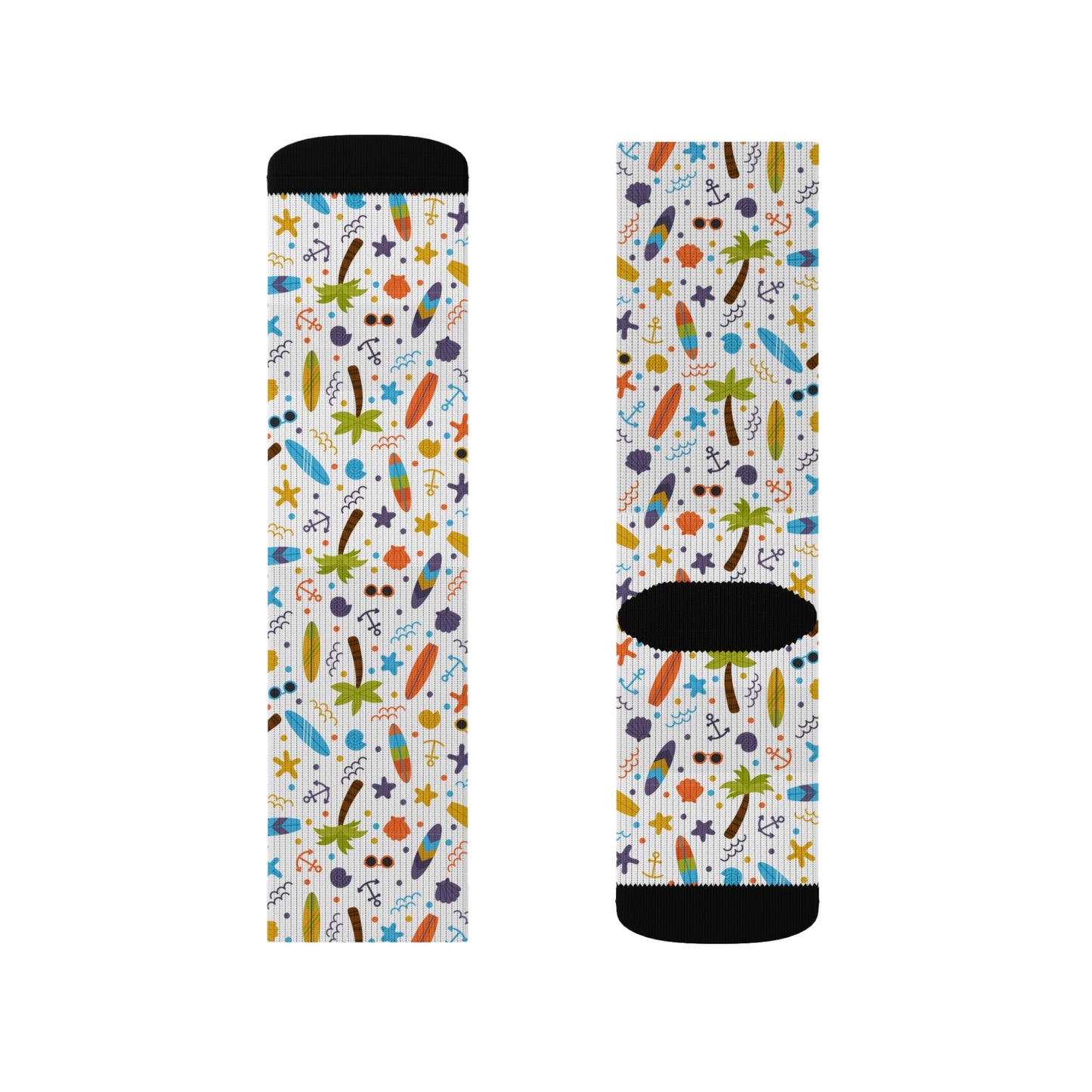 Sea Creatures Socks - Sublimation - JennyCool
