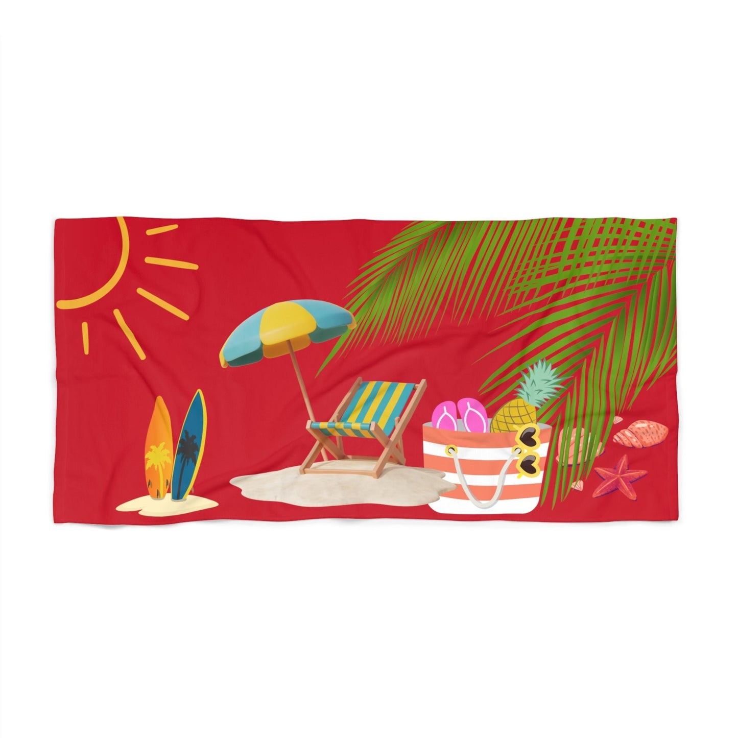 Summer Vibes Beach Towel - JennyCool