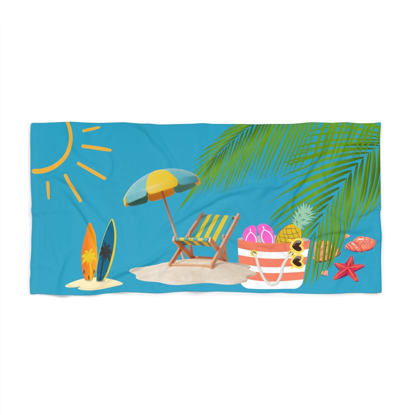 Summer Vibes Beach Towel - JennyCool