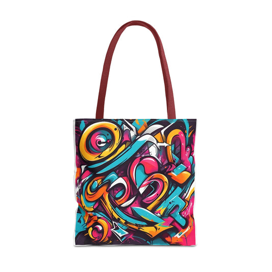 Tote Bag with Graffiti design - JennyCool
