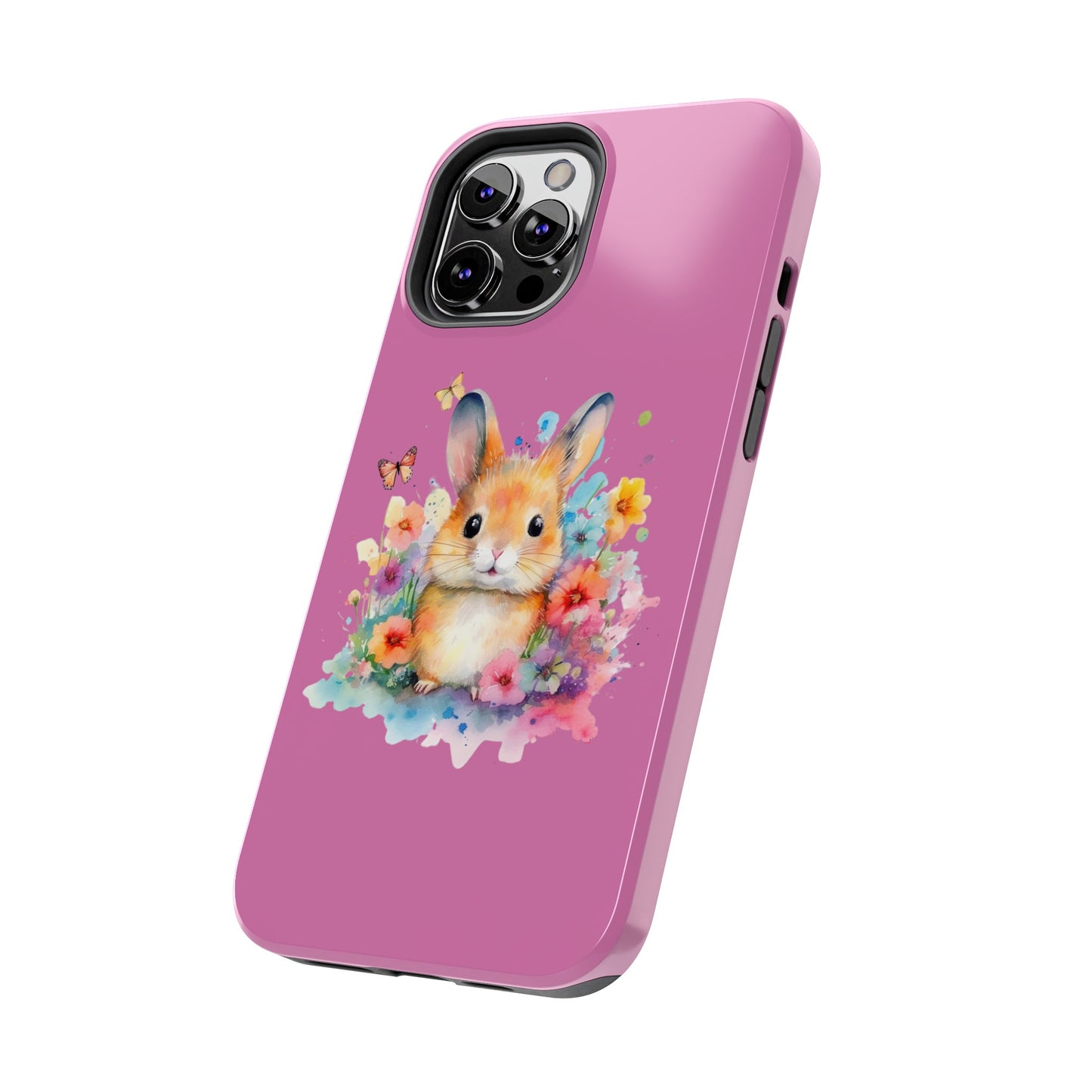 Like Pink Tough Phone Cases Rabbit Design