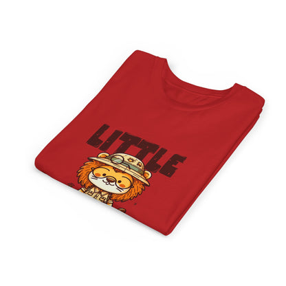 Little Explorer Kids T-Shirt – Cute Lion Safari Adventure Tee for Toddlers & Children