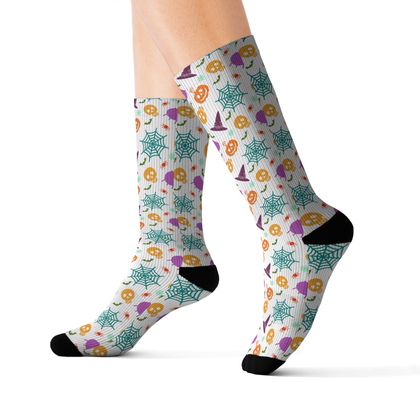 Skull Spider Socks - Sublimation