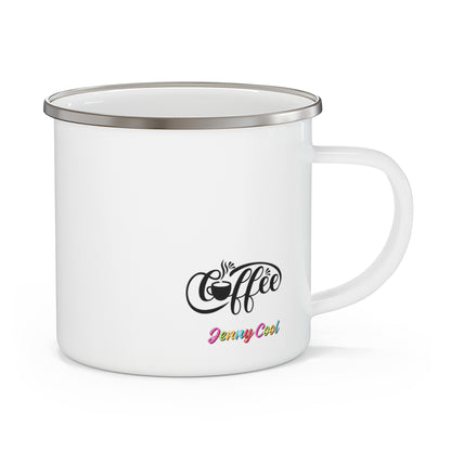 Enamel Camping Mug White JC Mug