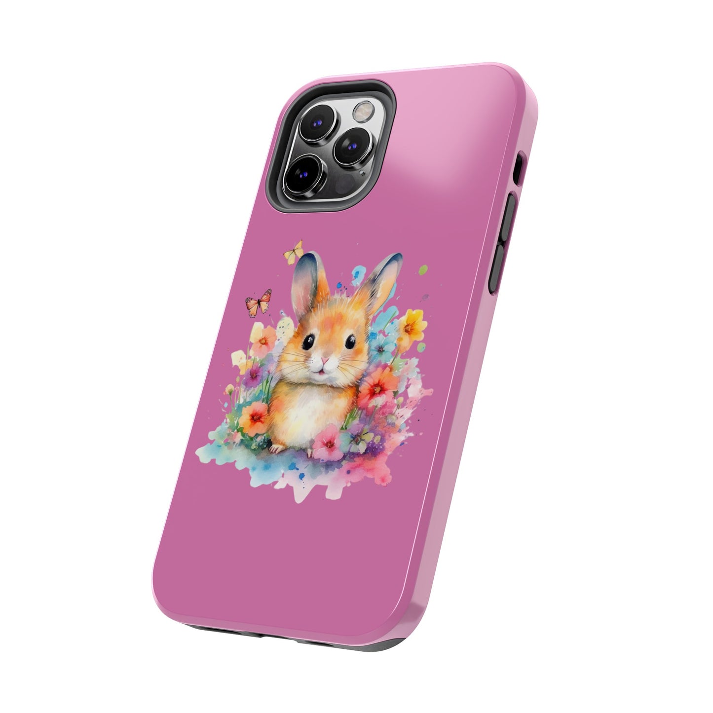 Like Pink Tough Phone Cases Rabbit Design