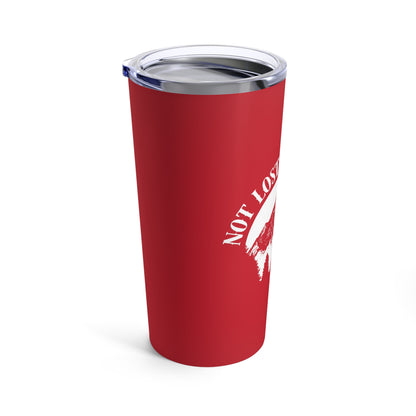 Red Camping Tumbler 20oz