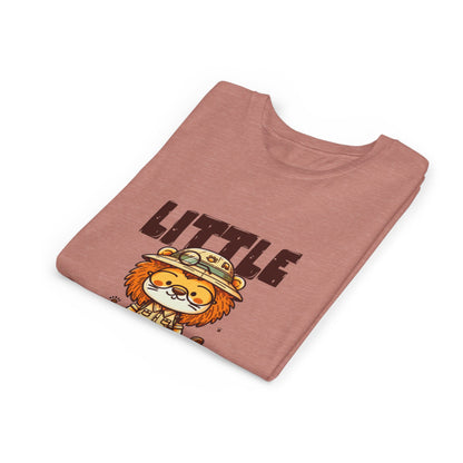 Little Explorer Kids T-Shirt – Cute Lion Safari Adventure Tee for Toddlers & Children