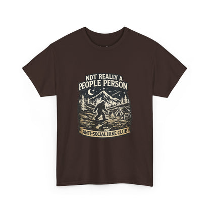 Men’s Funny Hiking T Shirt – Not Really a People Person Anti Social Hike Club Tee