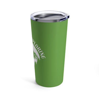 Green Camping Tumbler 20oz