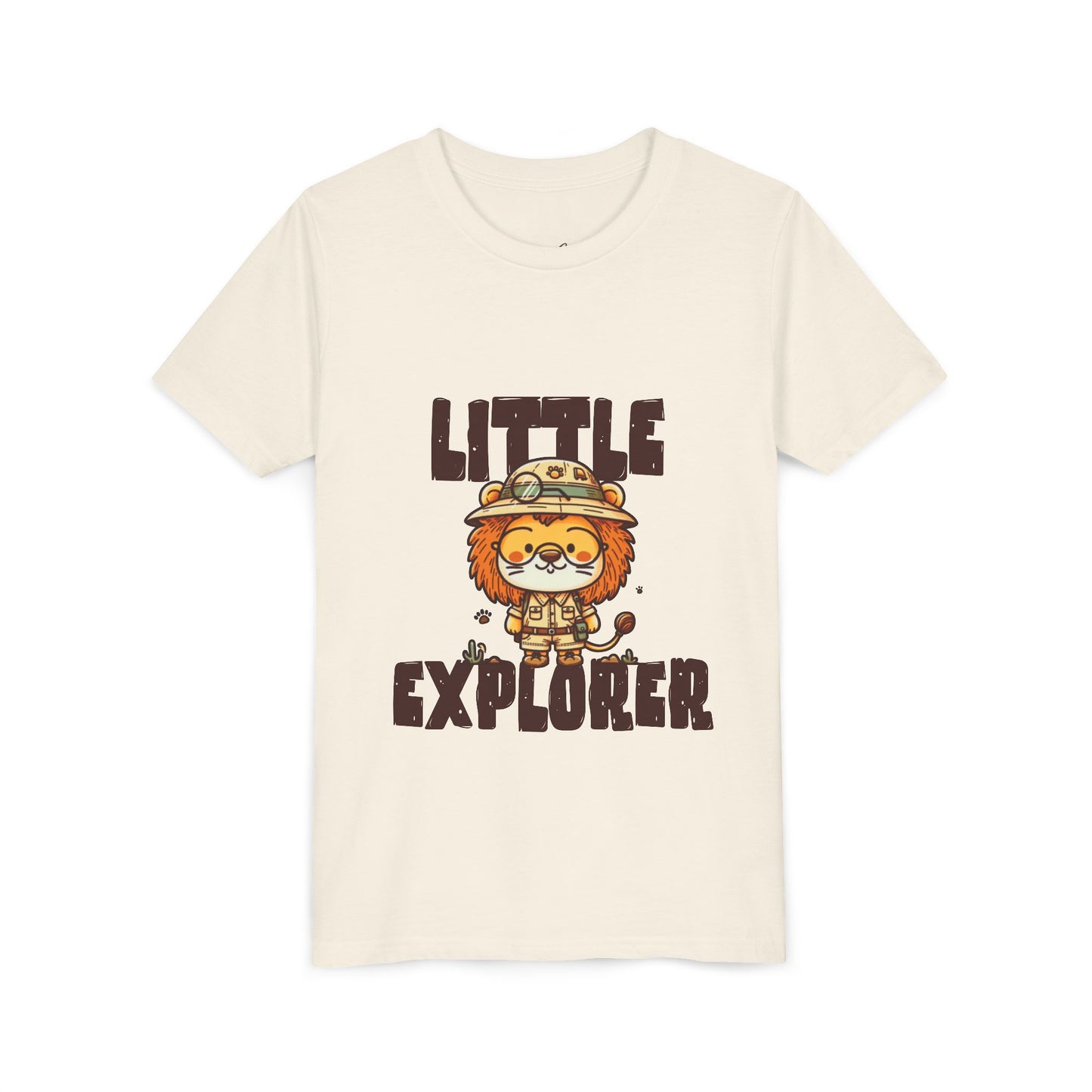 Little Explorer Kids T-Shirt – Cute Lion Safari Adventure Tee for Toddlers & Children