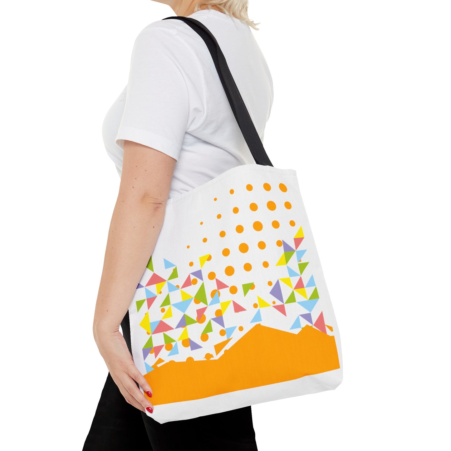 Tote Bag Geometric Design