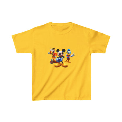 Kids Heavy Cotton™ Tee, mickey mouse printed tshirt, cartoon shirt, birthday gift for childeren, disney characters