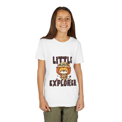Little Explorer Kids T-Shirt – Cute Lion Safari Adventure Tee for Toddlers & Children