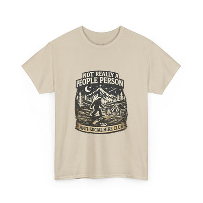 Men’s Funny Hiking T Shirt – Not Really a People Person Anti Social Hike Club Tee