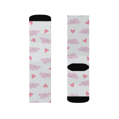 Heart on Cloud Socks - Sublimation