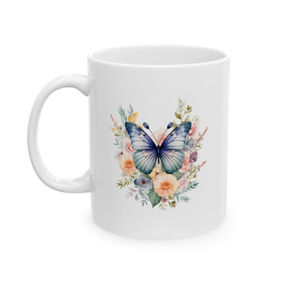 Ceramic Mug Butterfly, (11oz, 15oz)