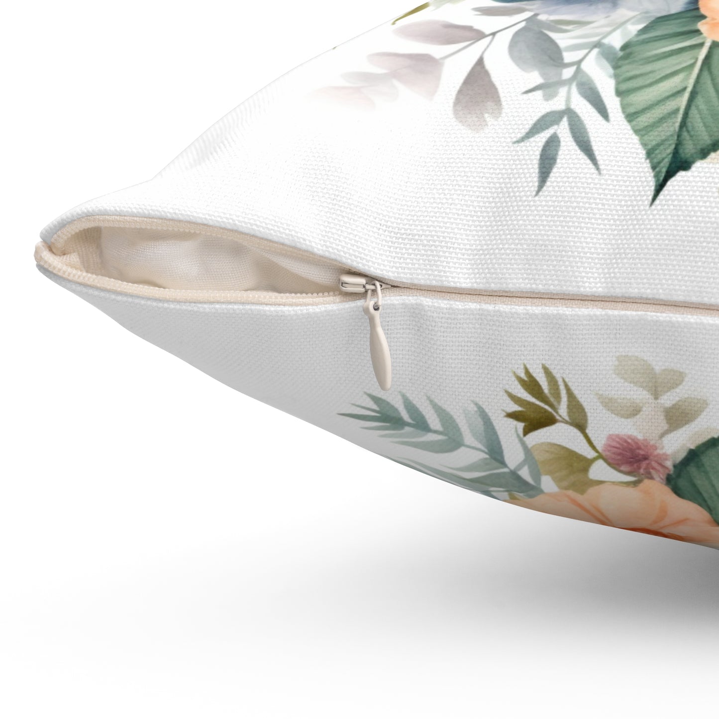 Spun Polyester Square Pillow - Butterfly