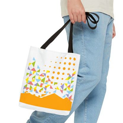 Tote Bag Geometric Design