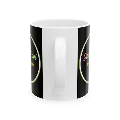 JC Black Ceramic Mug , (11oz, 15oz)