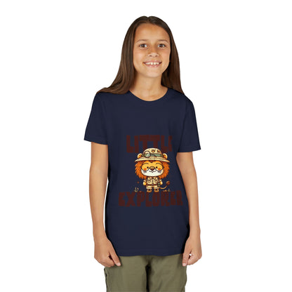 Little Explorer Kids T-Shirt – Cute Lion Safari Adventure Tee for Toddlers & Children