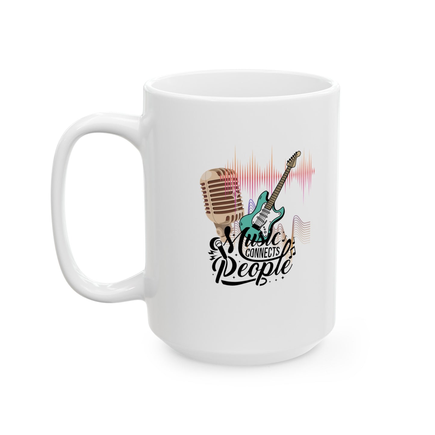 Ceramic Mug for Music Lovers, (11oz, 15oz)