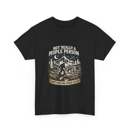 Men’s Funny Hiking T Shirt – Not Really a People Person Anti Social Hike Club Tee