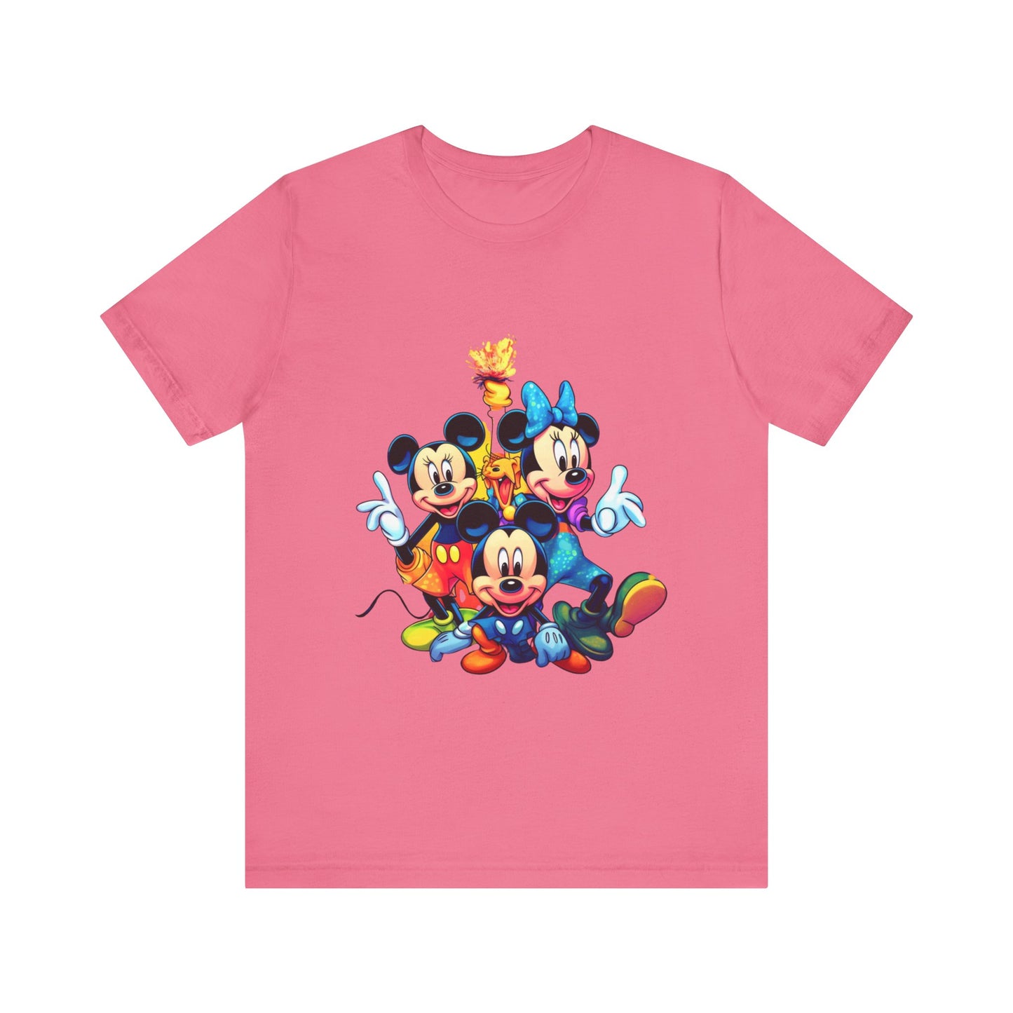 Disney Print tshirt, Mickey Mouse, t-shirt for kids, teen sleeveless, adult shirt, colorful summer apparel, men women clothe, printed