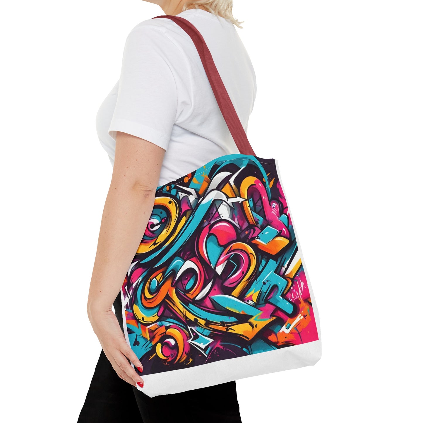 Tote Bag with Graffiti design