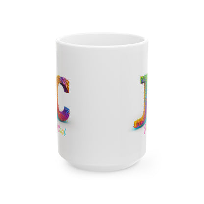 JC Ceramic Mug , (11oz, 15oz)