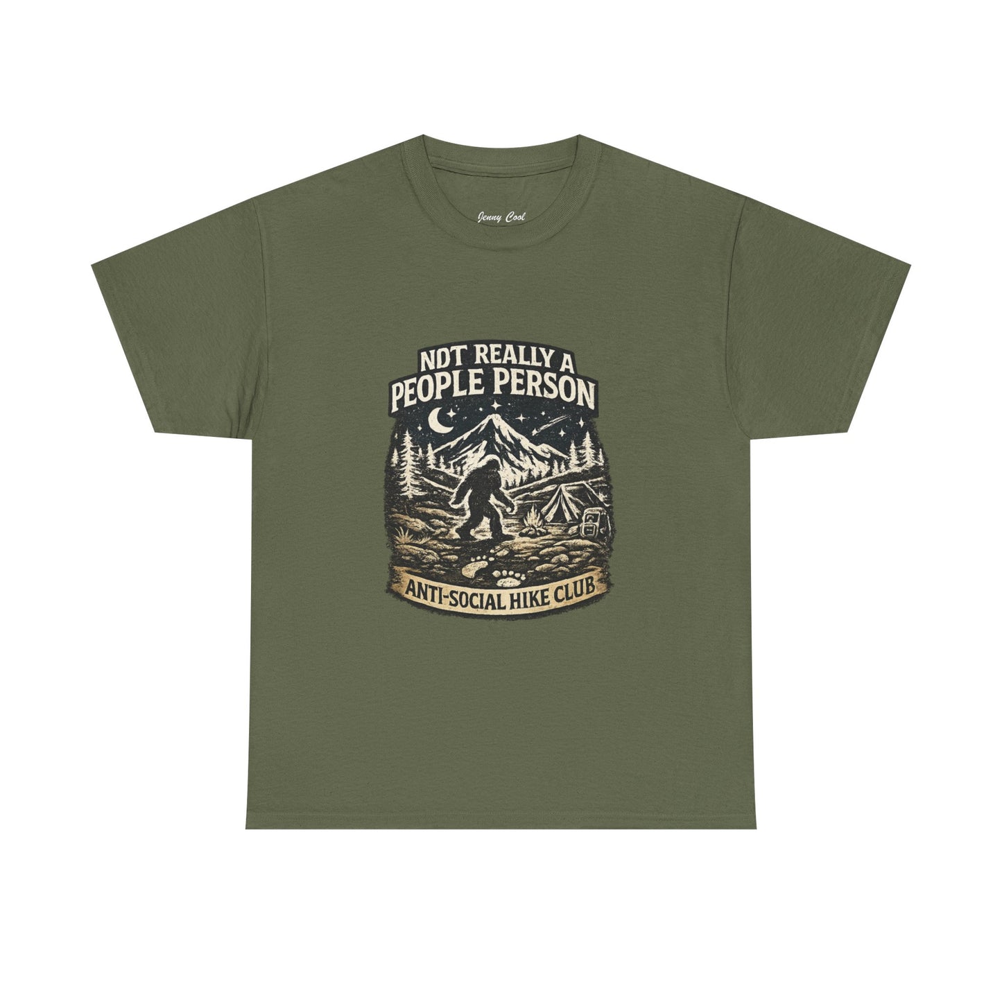 Men’s Funny Hiking T Shirt – Not Really a People Person Anti Social Hike Club Tee