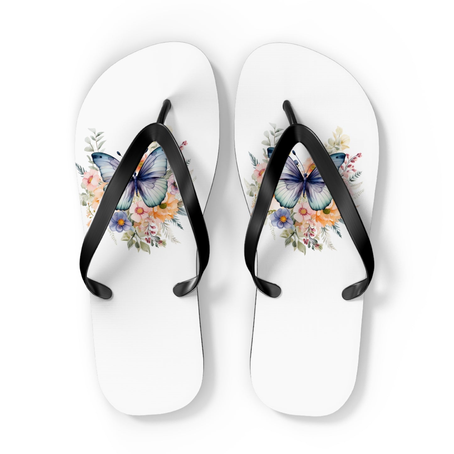 Flip Flops with Butterfly Design