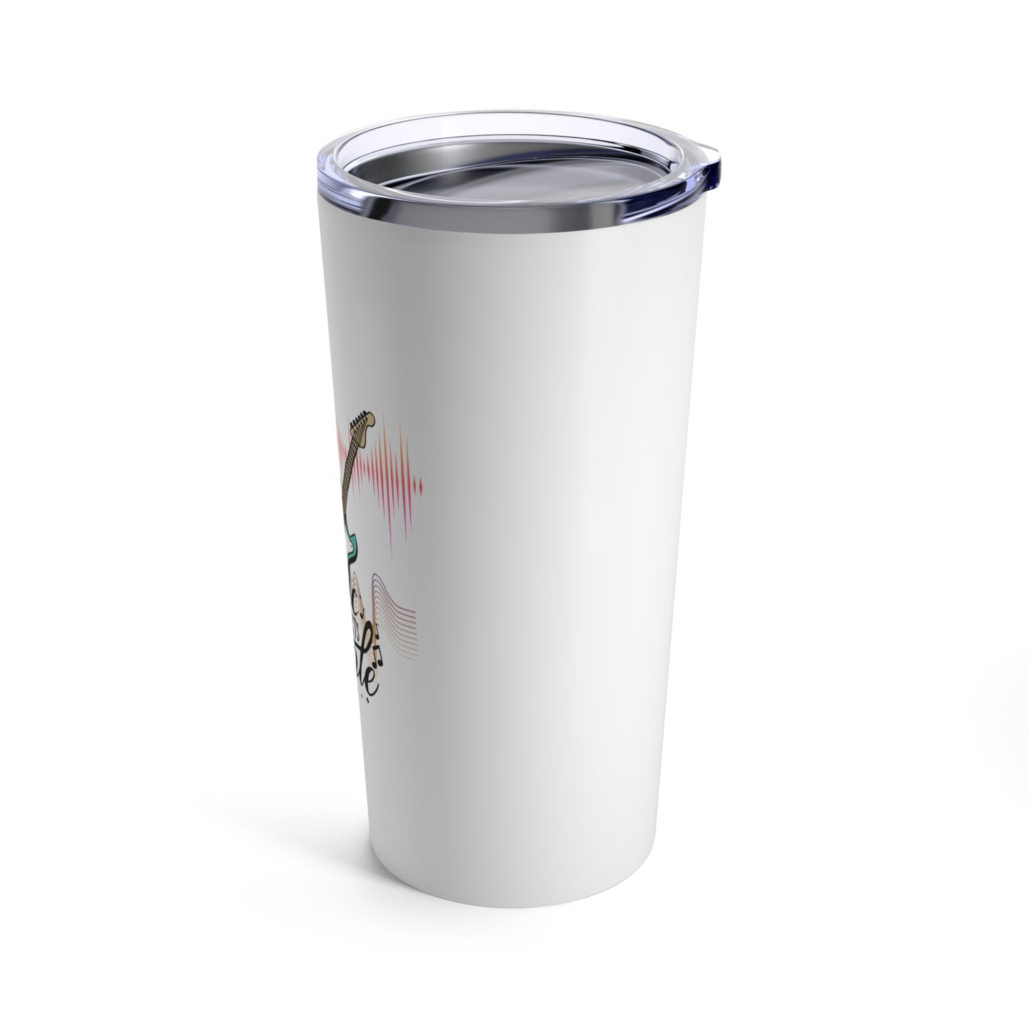 White Camping Tumbler 20oz