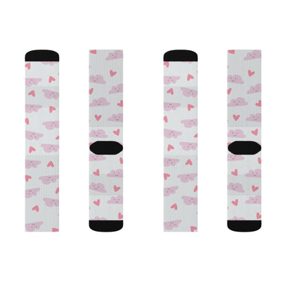 Heart on Cloud Socks - Sublimation