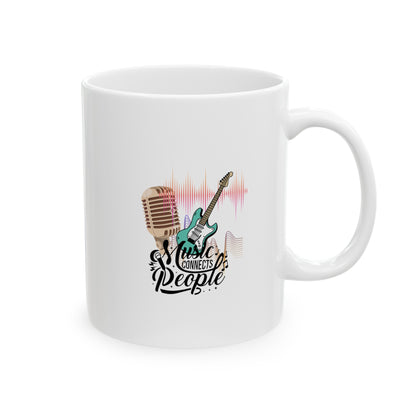 Ceramic Mug for Music Lovers, (11oz, 15oz)