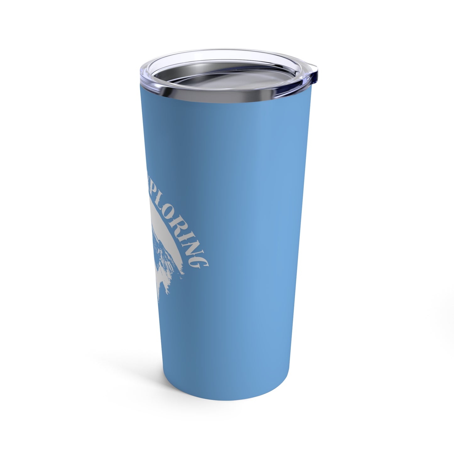 Blue Camping Tumbler 20oz