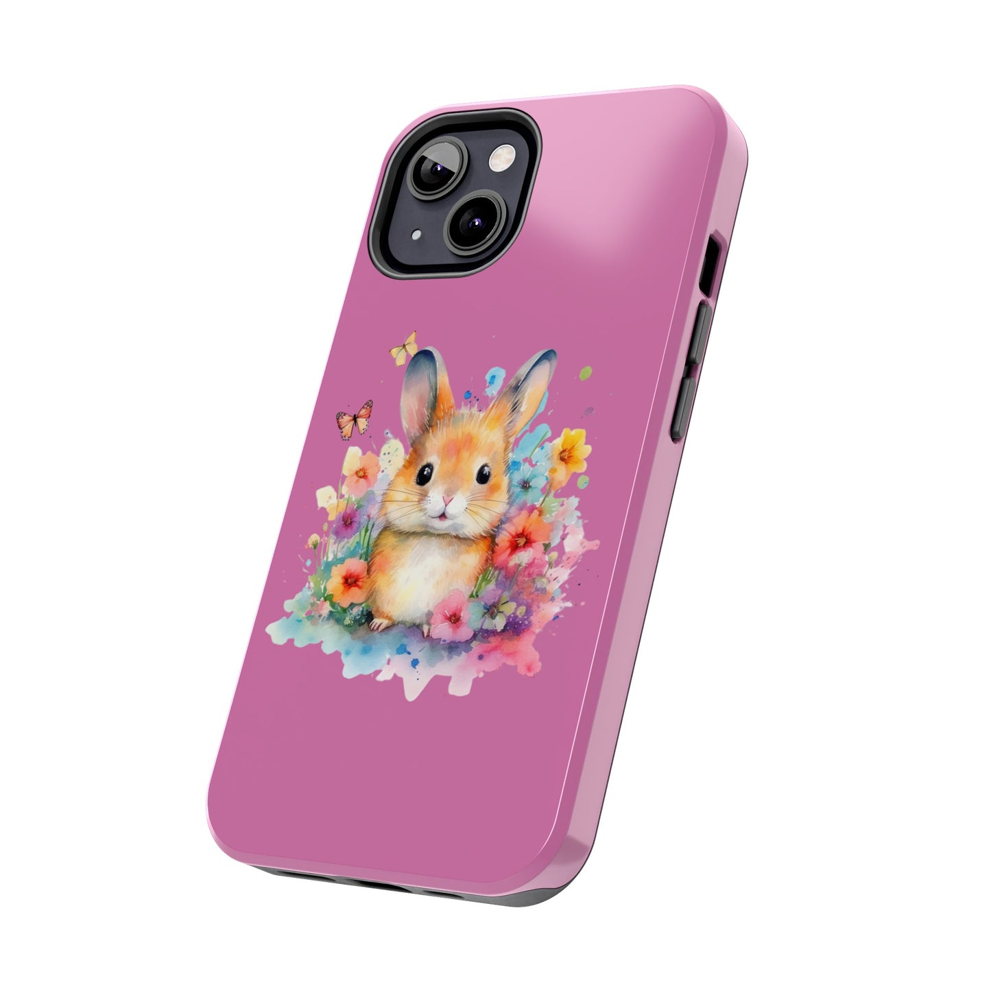 Like Pink Tough Phone Cases Rabbit Design